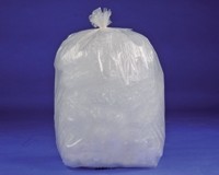 CLEAR REFUSE BAGS 140 gauge - 18"x29"x38"  x 200 bags 