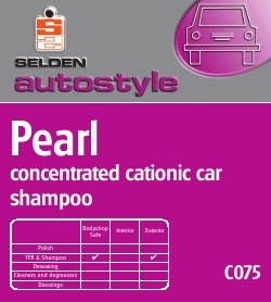 C075 PEARL, concentrated cationic car shampoo - Selden x 5Lt 