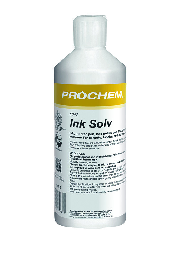 INK SOLV, water based spotter - Prochem  500ml