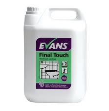 FINAL TOUCH, Evans Washroom Sanitiser x 5Lt