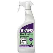 FINAL TOUCH TRIGGER, Evans Washroom Sanitiser x 750ml