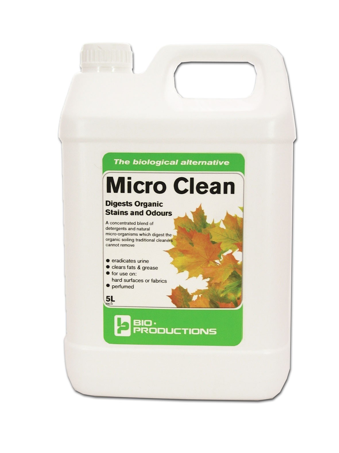 MICRO CLEAN,  Biological stain & odour eradicator 5Lt