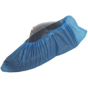 DISPOSABLE OVERSHOE COVERS, blue x 50 pairs