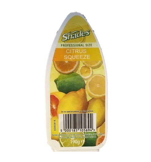 SHADES SOLID AIR FRESHENER - CITRUS SQUEEZE, Selden Jeyes x 1 