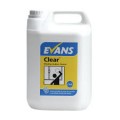 CLEAR, window & glass cleaner - Evans x 5Lt
