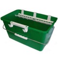 GREEN OBLONG WINDOW CLEANING BUCKET - Unger 18Lt 